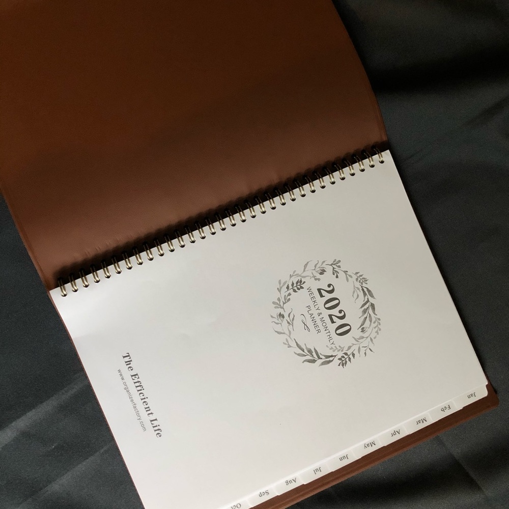 ✨ Leather Spiral Planner ✨